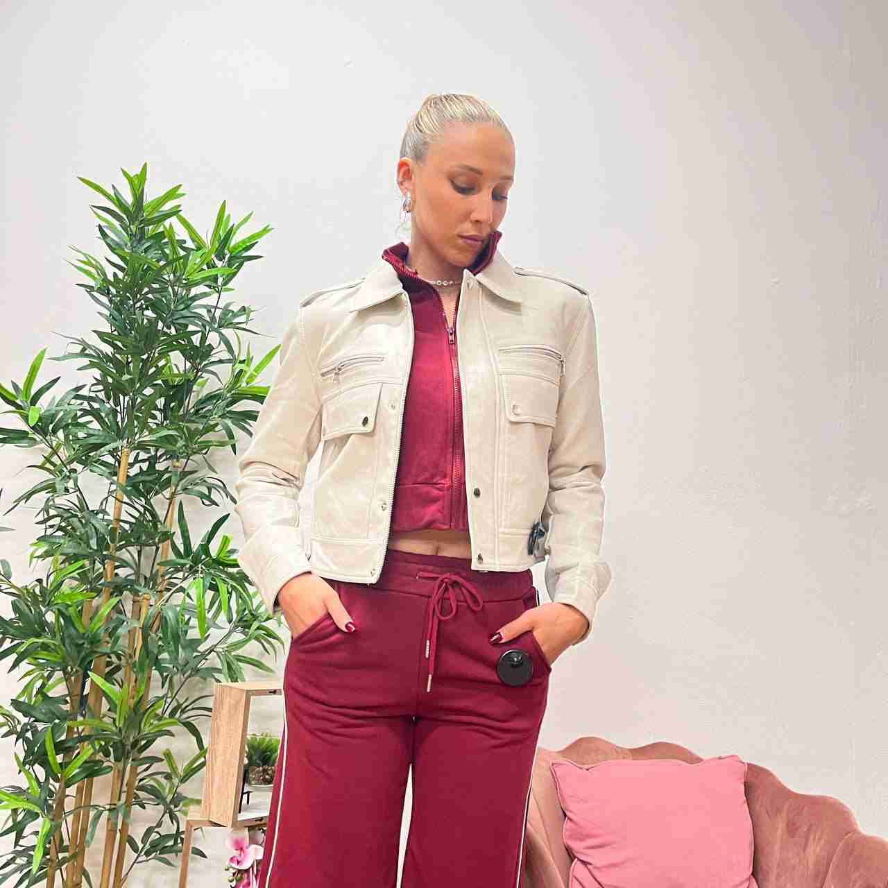 Giacca bold zipper