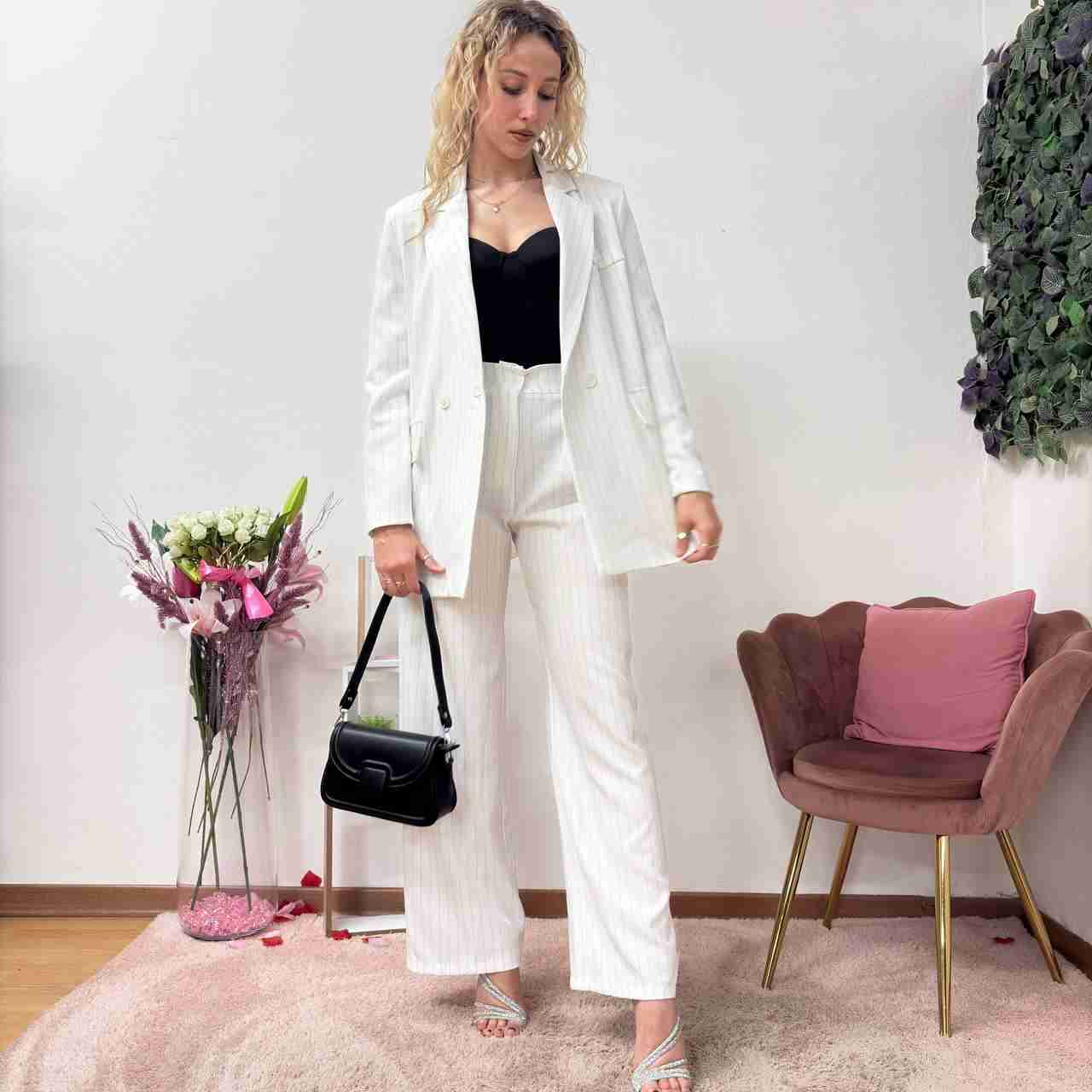 Blazer gessato