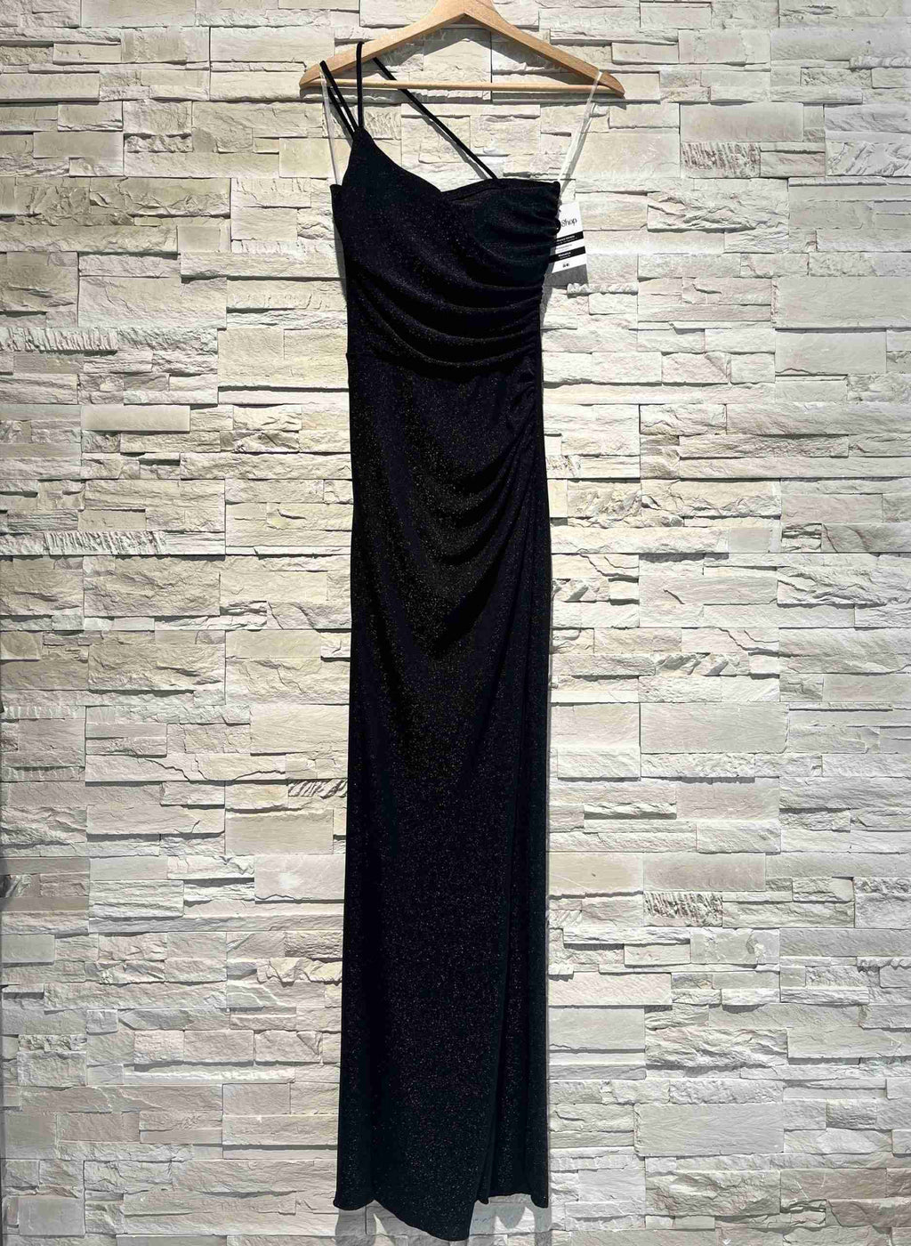 Abito lungo in lurex