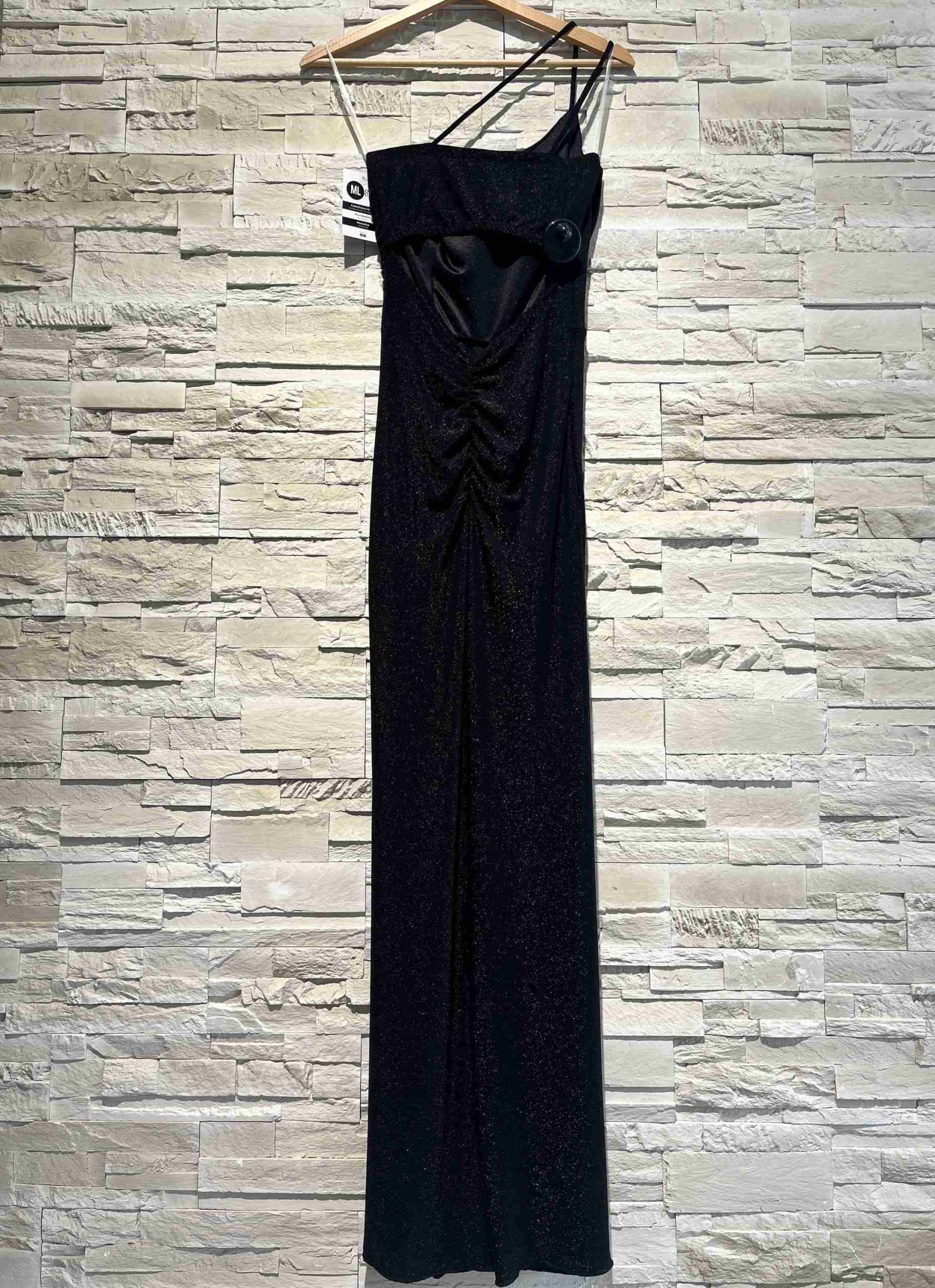 Abito lungo in lurex