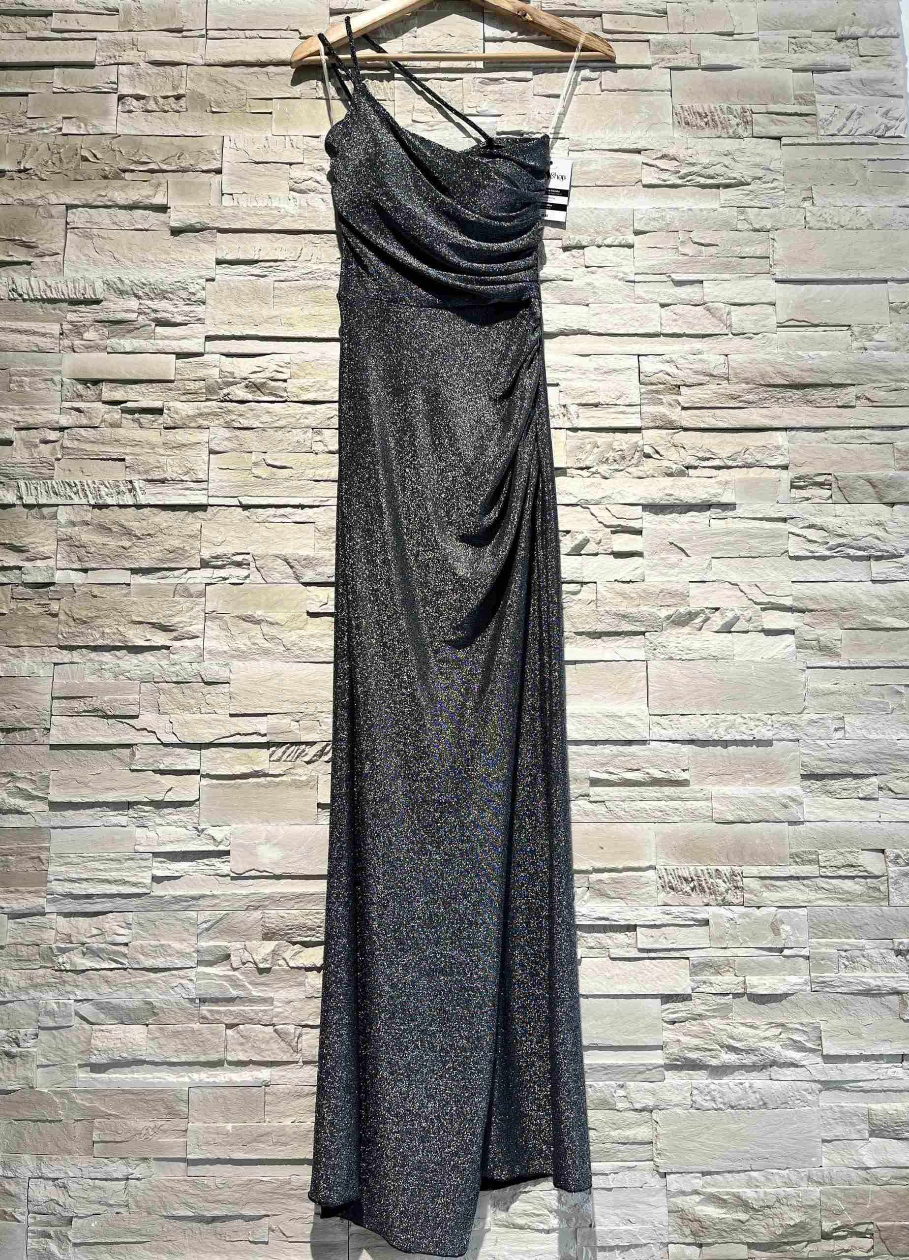 Abito lungo in lurex