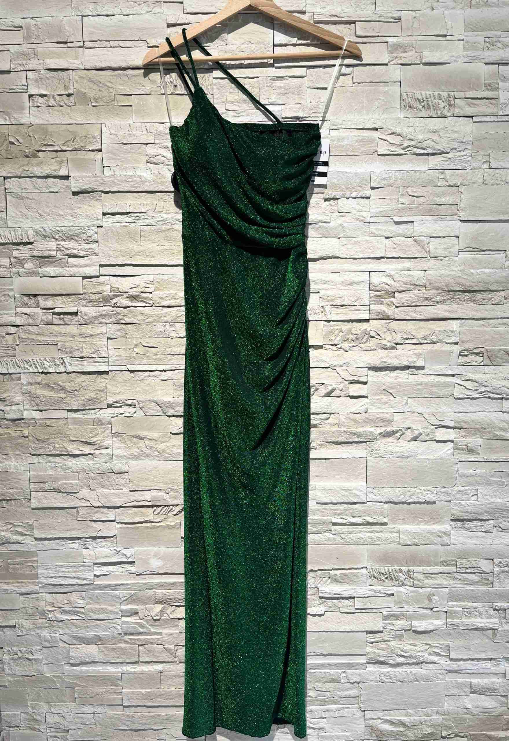 Abito lungo in lurex