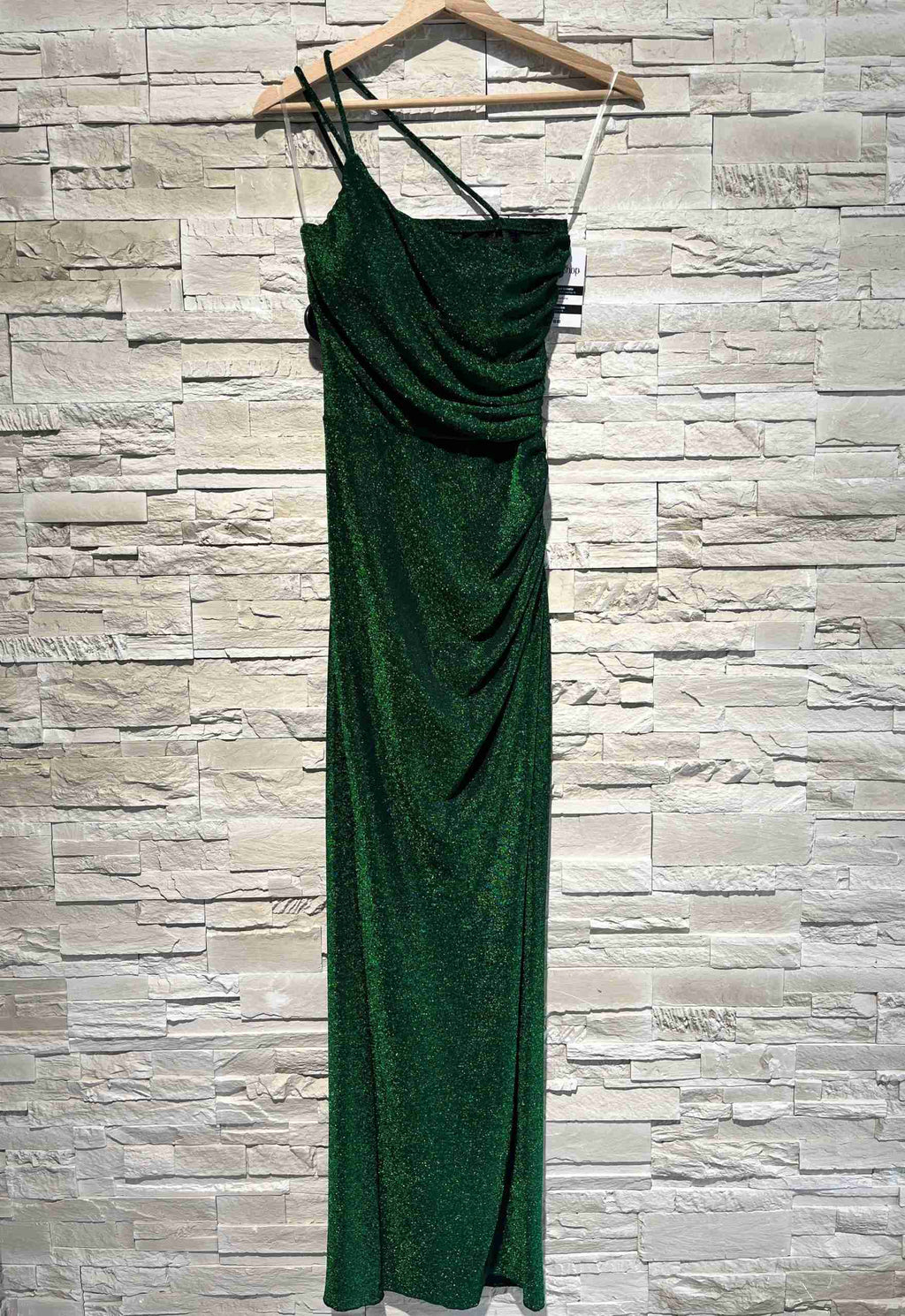 Abito lungo in lurex