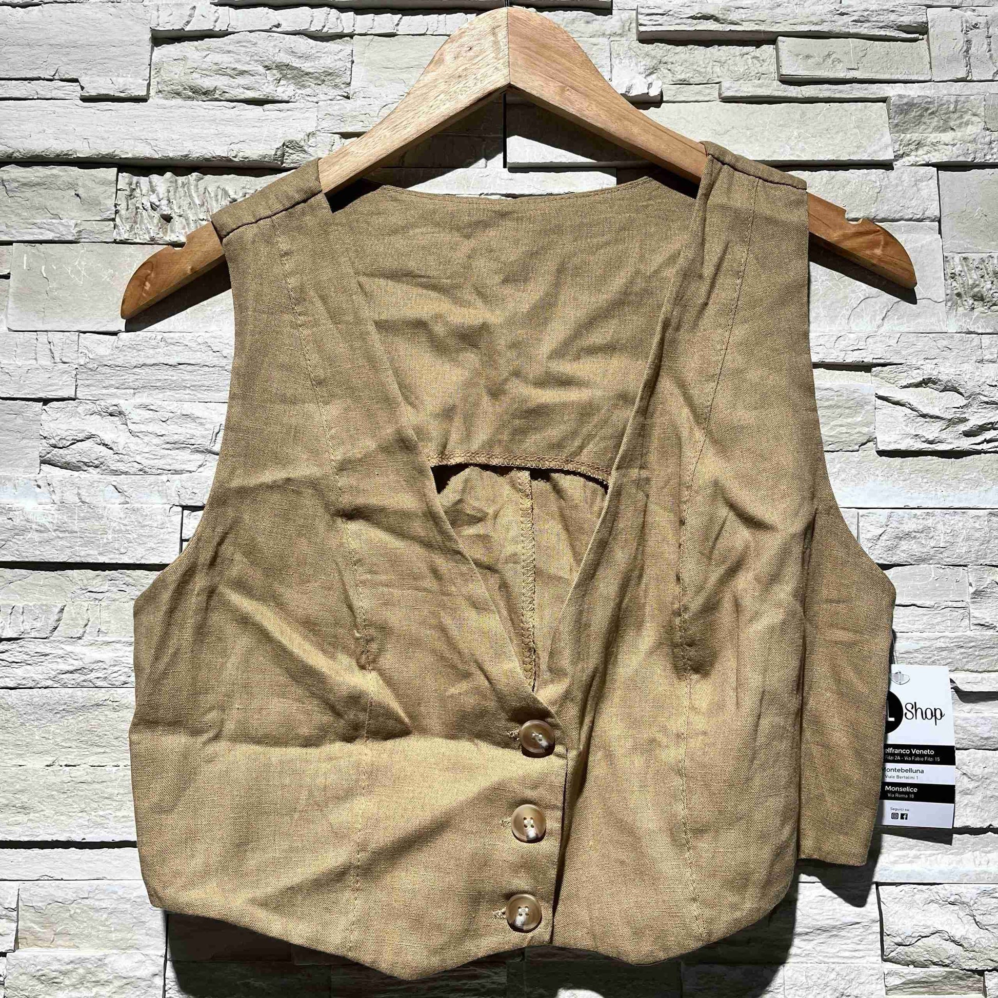Gilet in lino