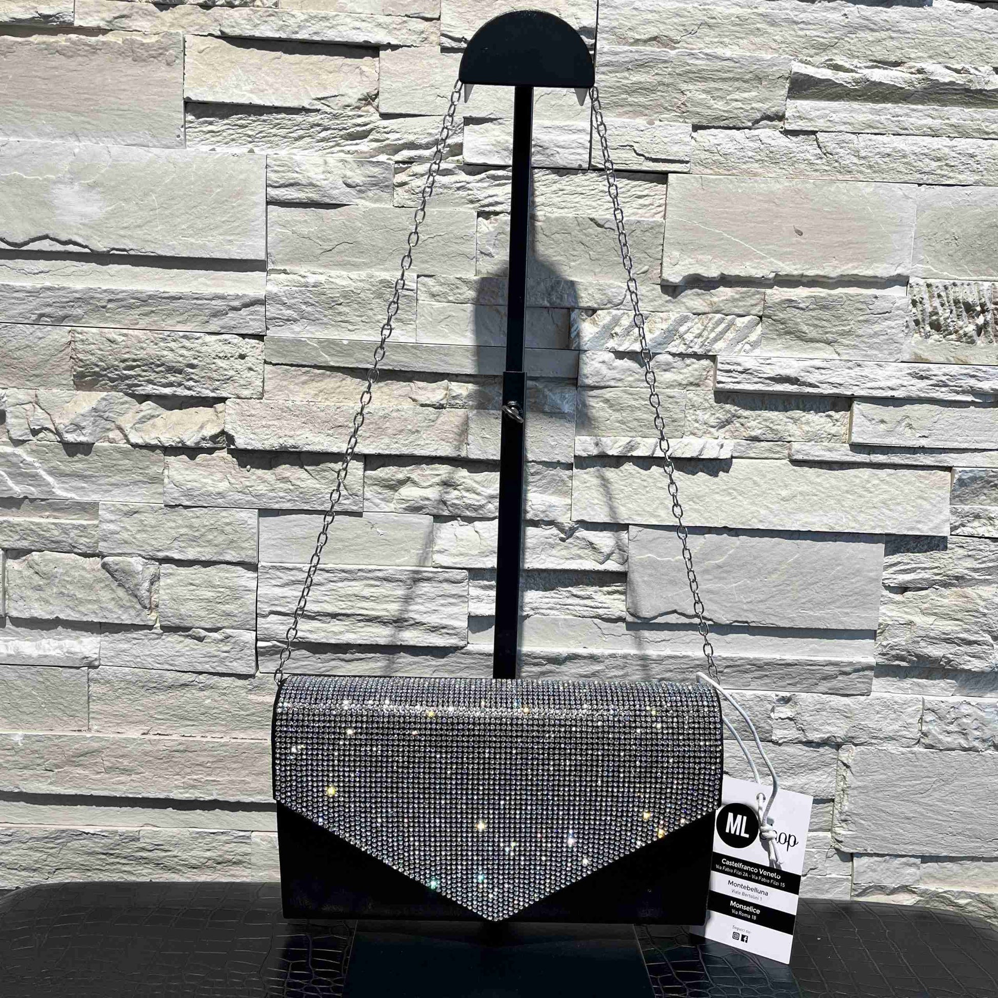 Pochette busta gliter