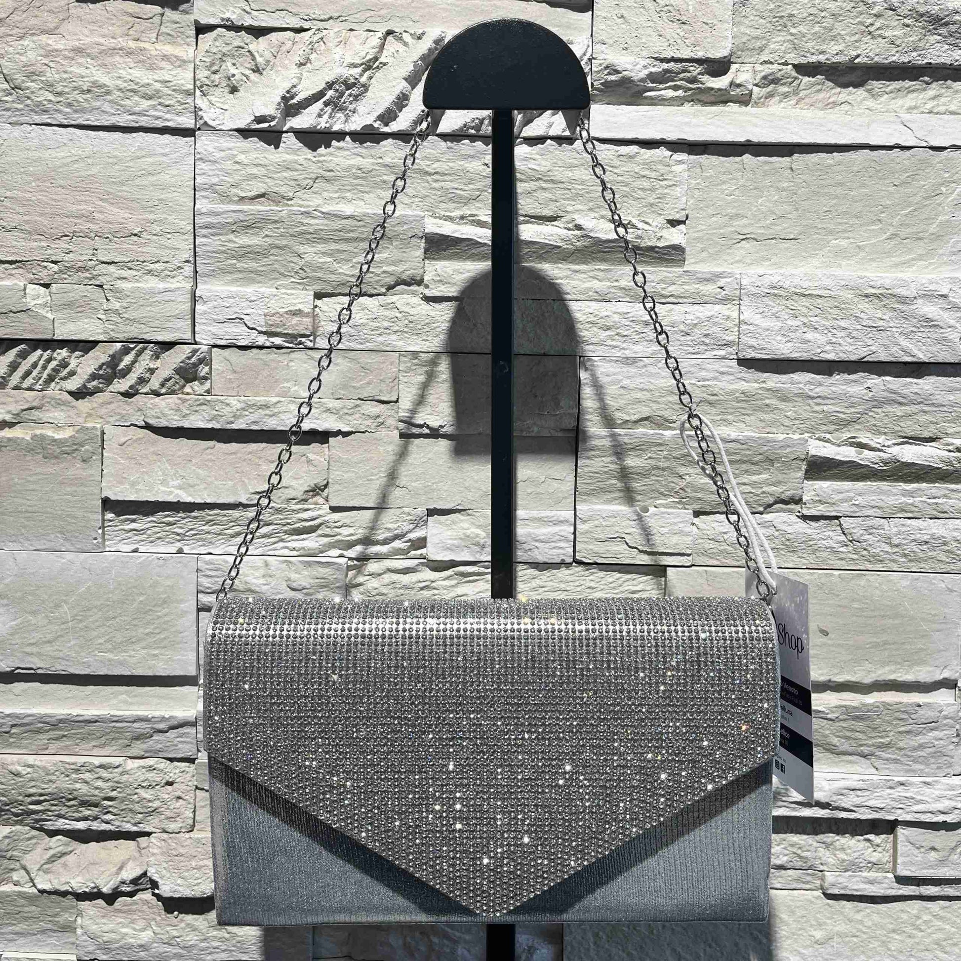 Pochette busta gliter