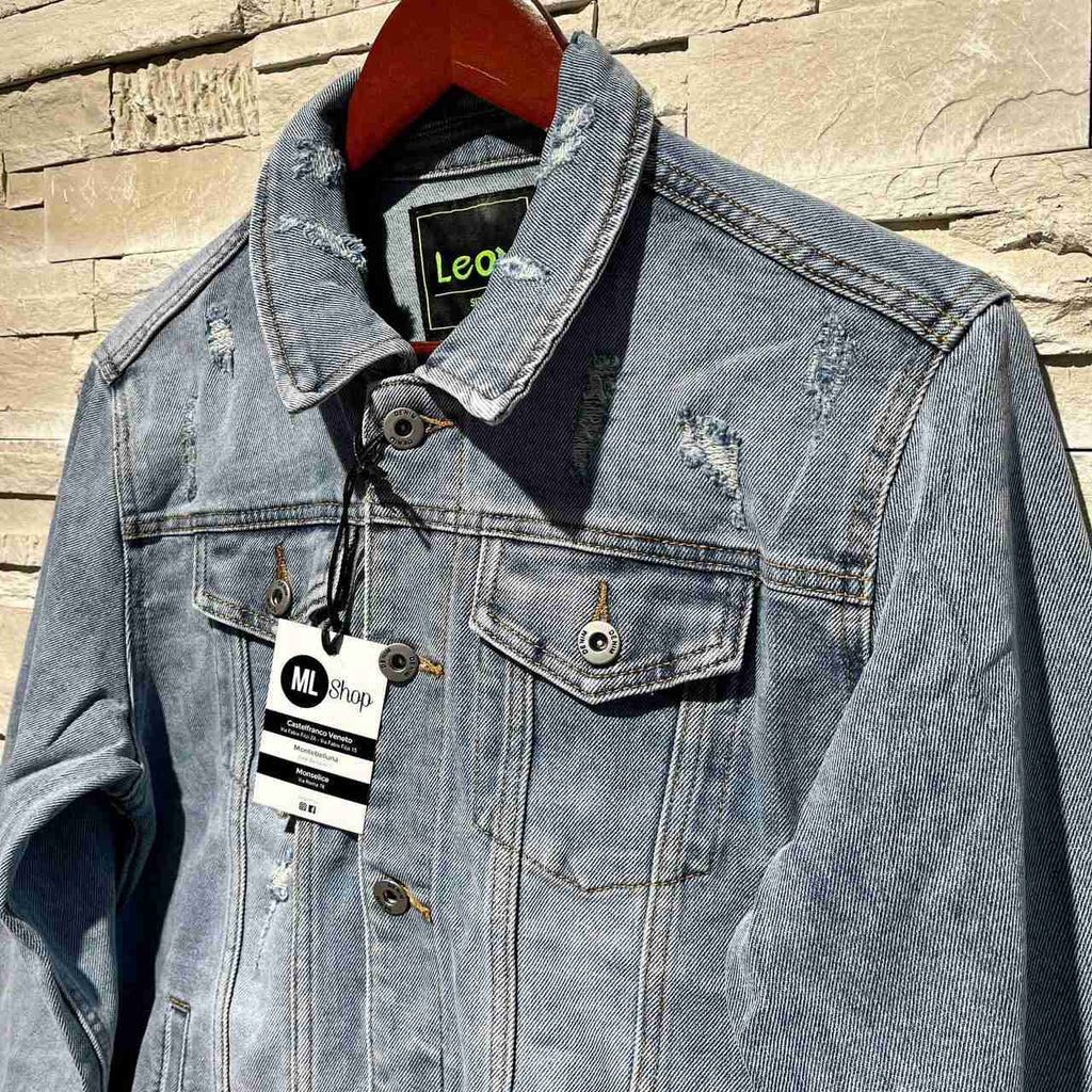 Giacca denim leox