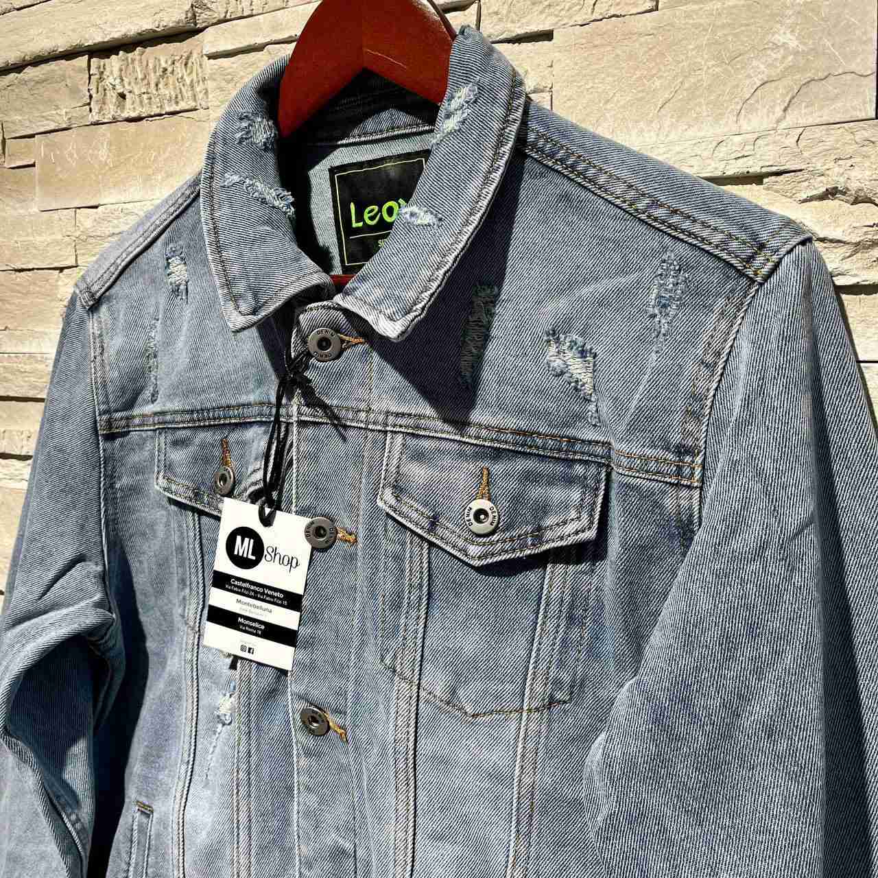 Giacca denim leox