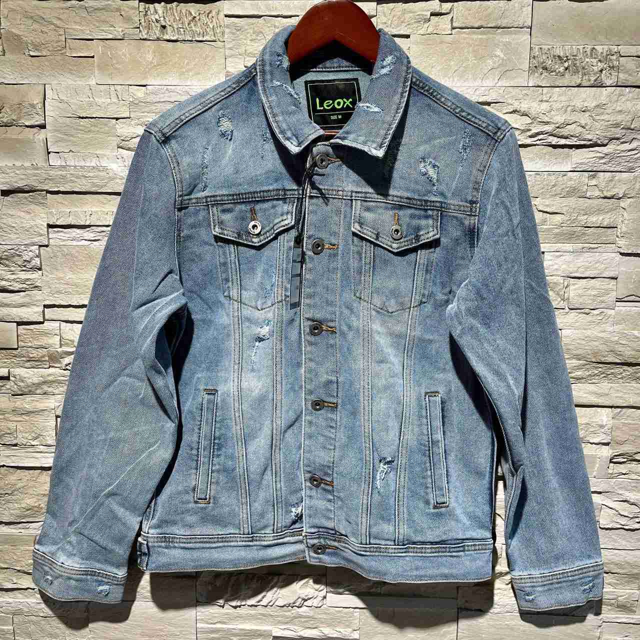 Giacca denim leox