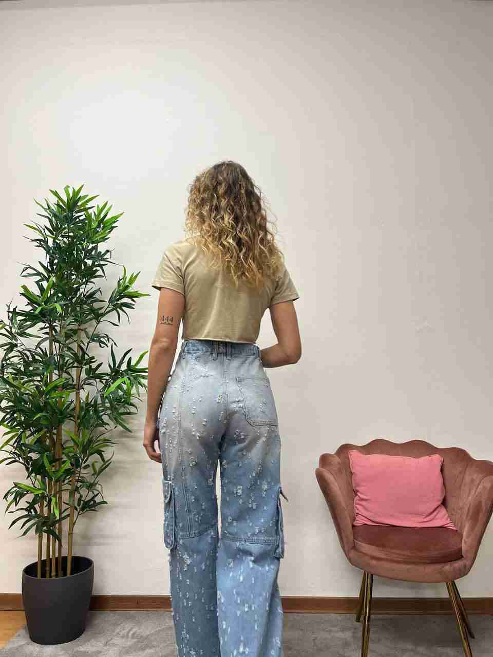 T-shirt crop basic