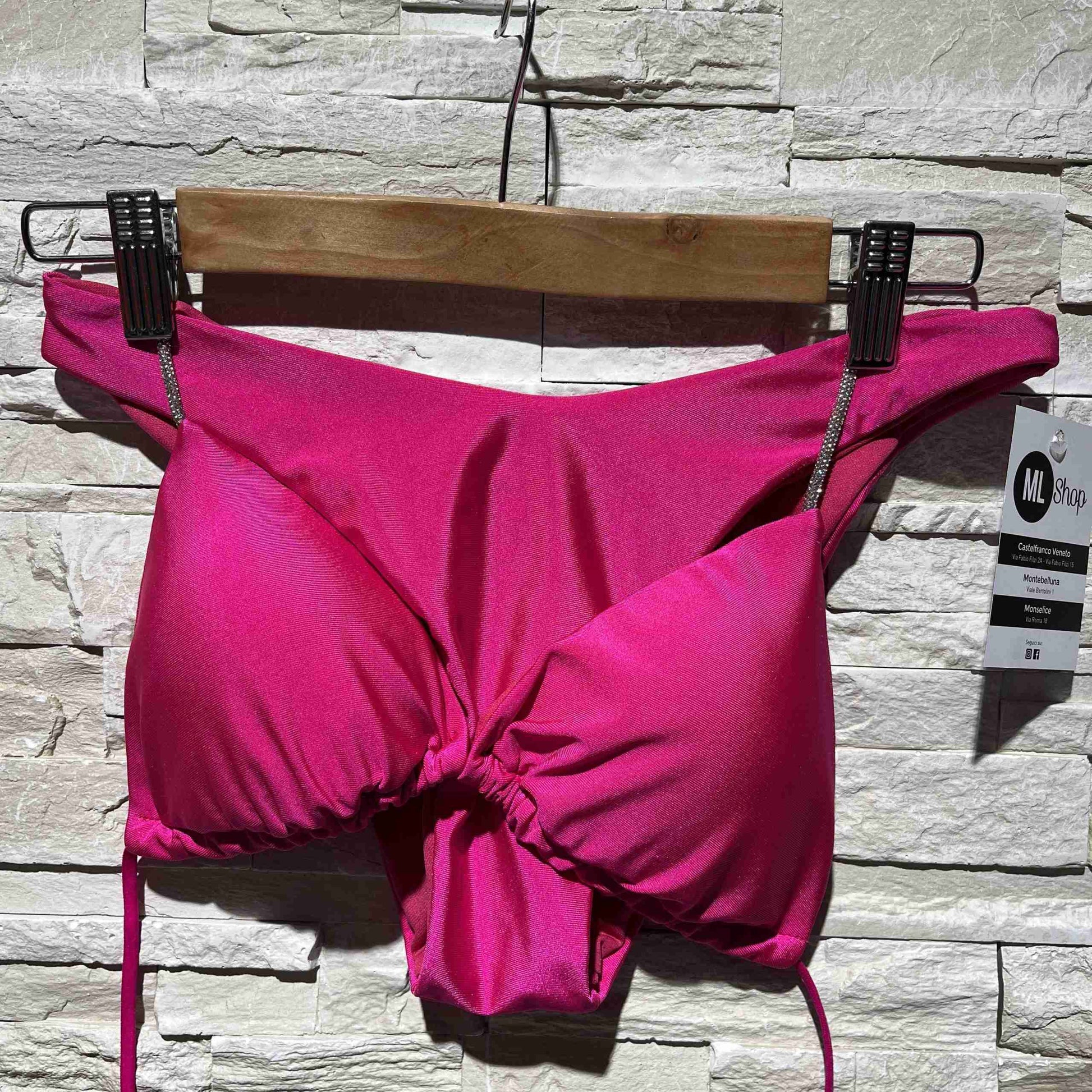 Bikini con laccio glitter