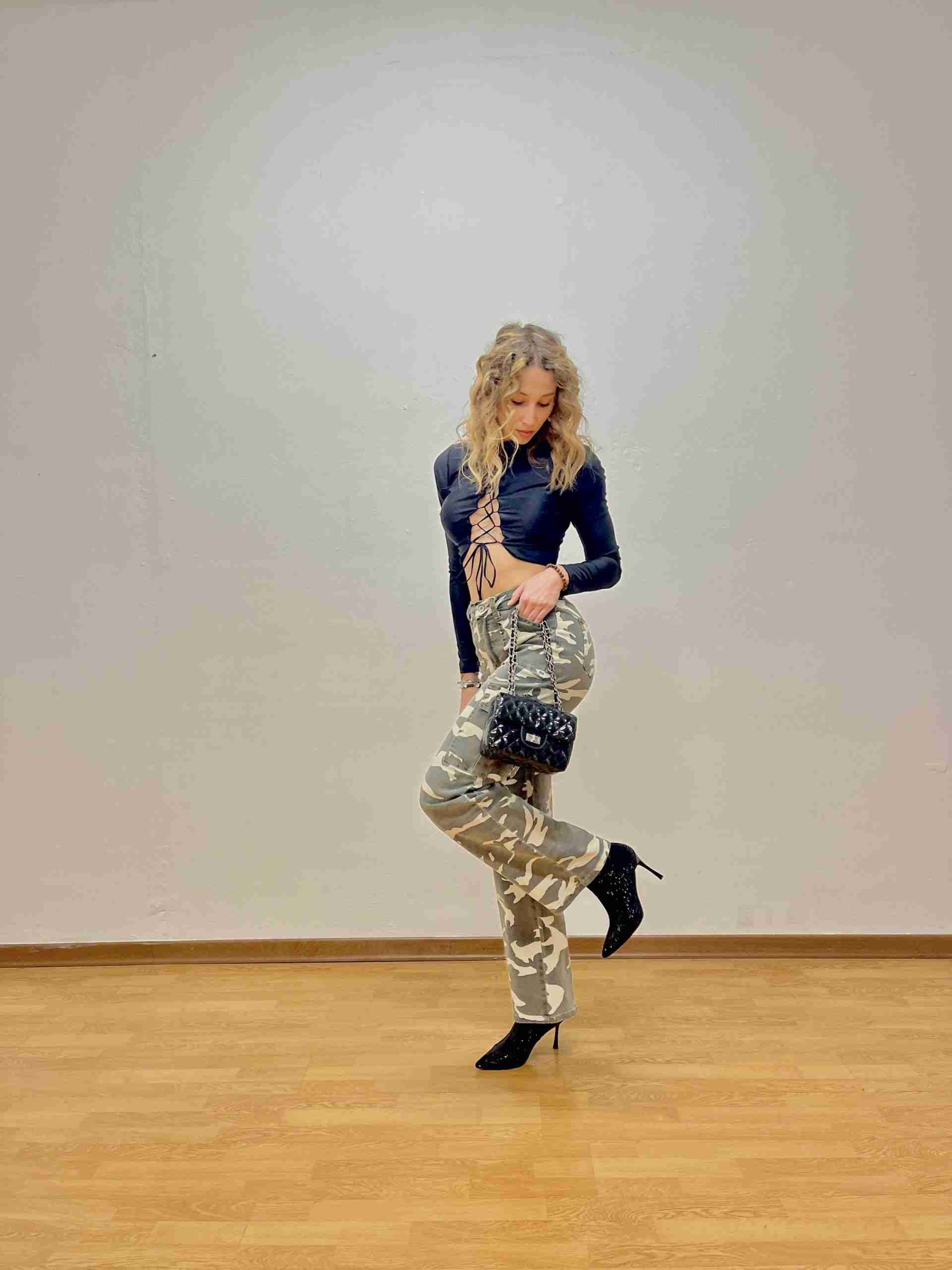 Pantalone cargo militare