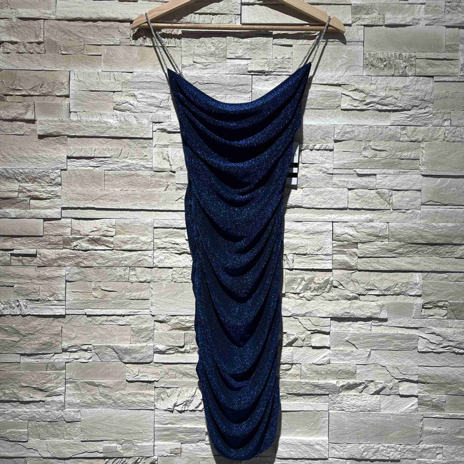 Abito lurex drappeggiato