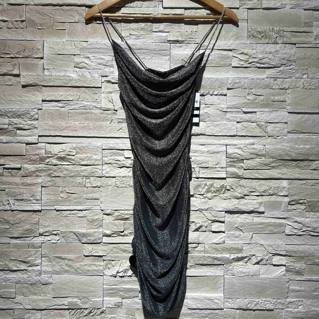 Abito lurex drappeggiato