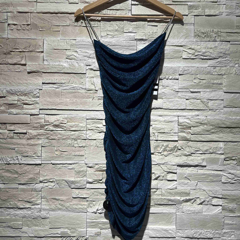 Abito lurex drappeggiato