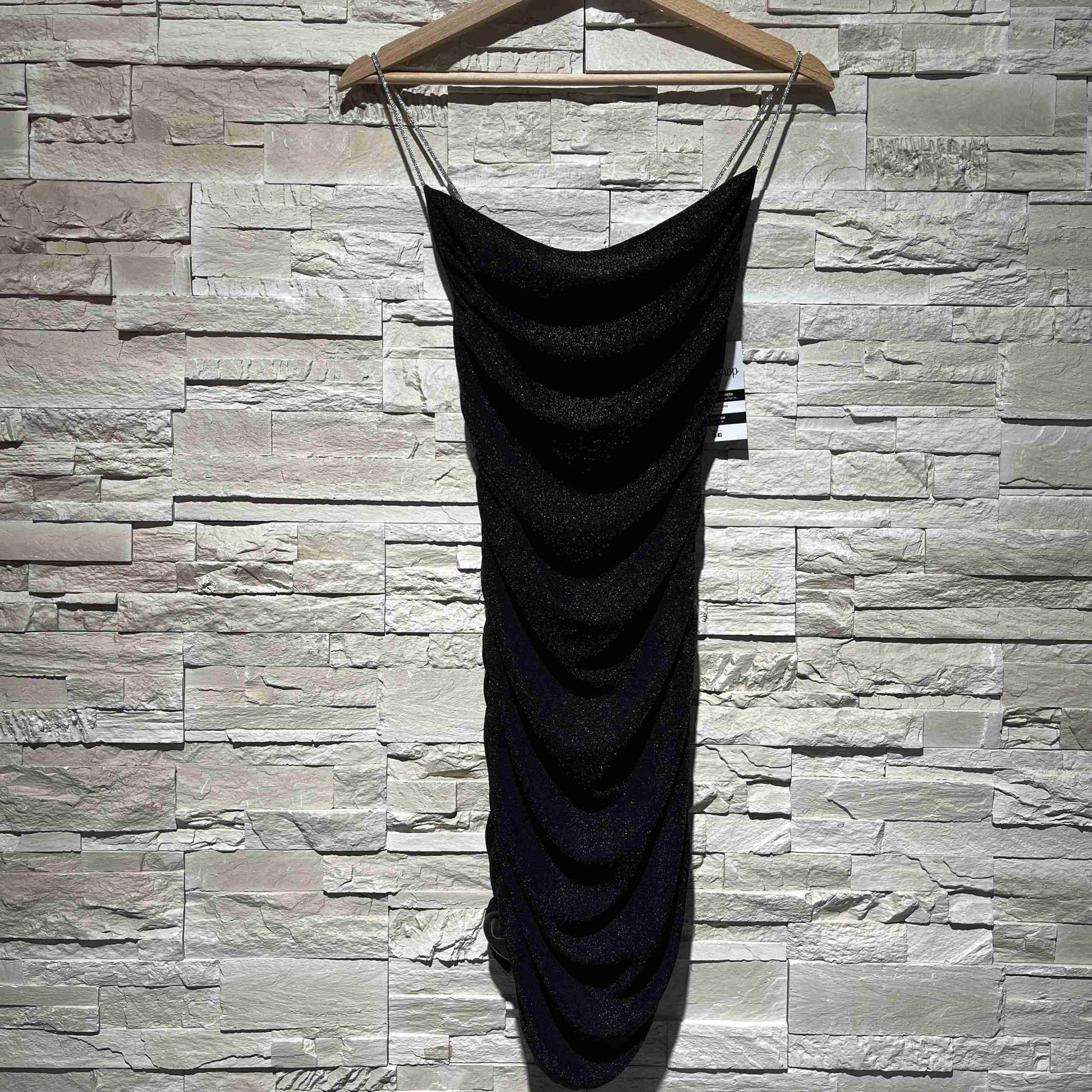 Abito lurex drappeggiato