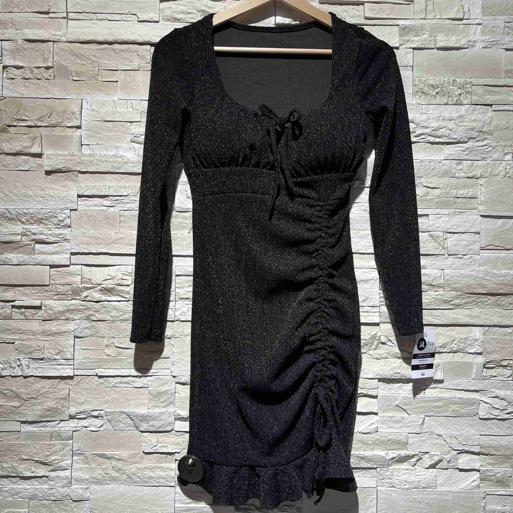 Abito lurex fiocco