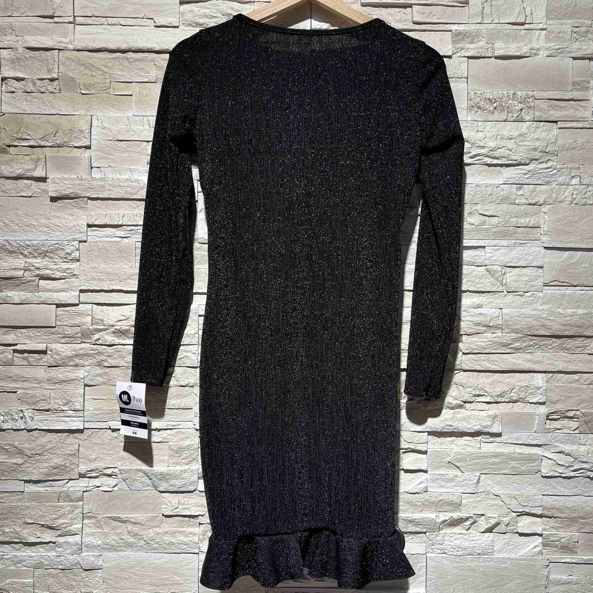 Abito lurex fiocco