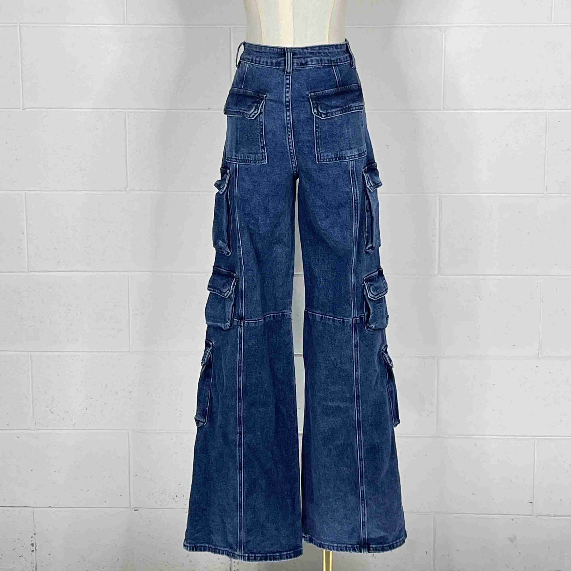 Cargo blue jeans