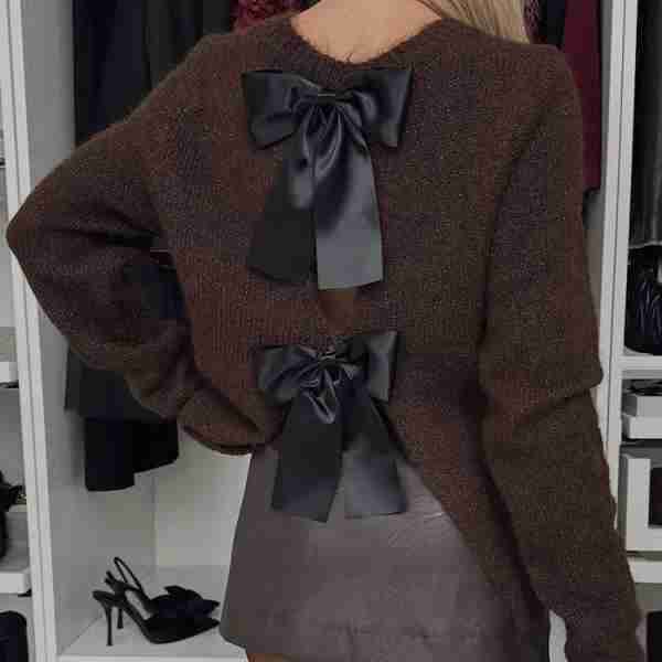 Maglione fiocchi