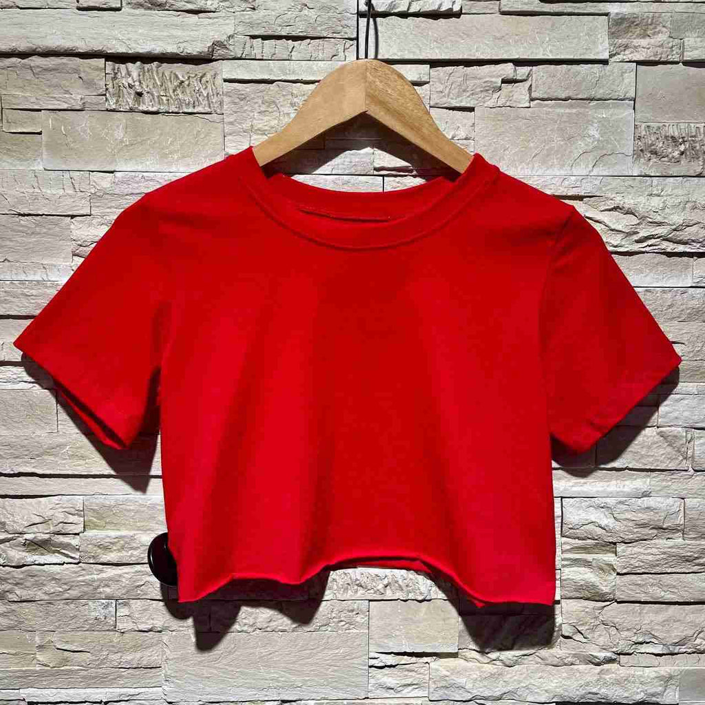 T-shirt crop basic