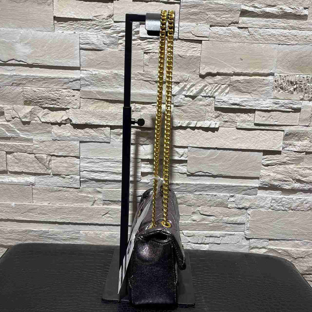 Mini bauletto effetto metallizzato