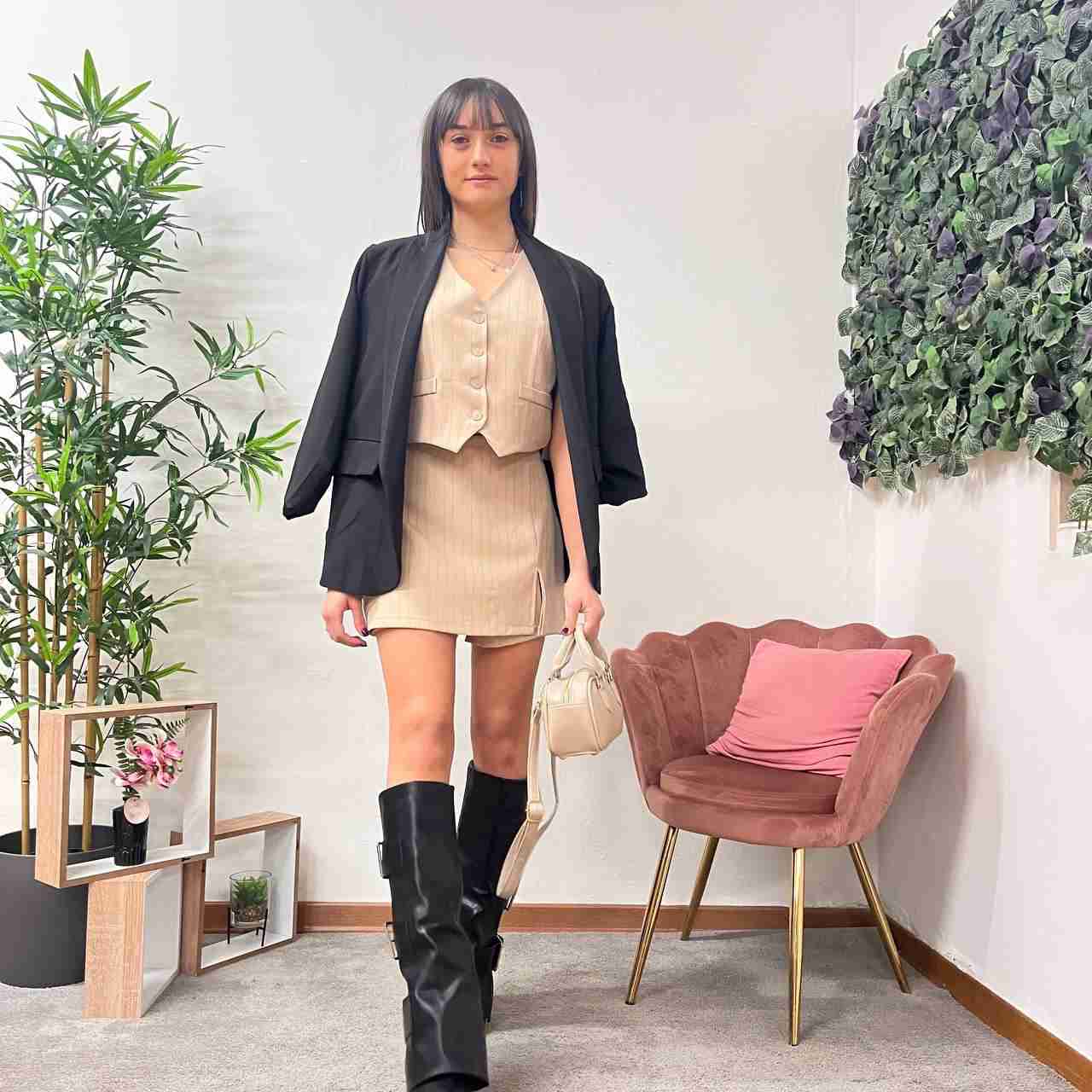 Gilet gessato