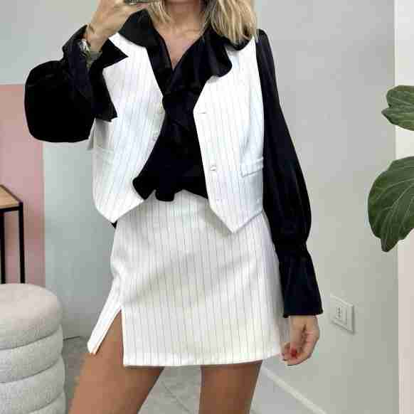 Gilet gessato