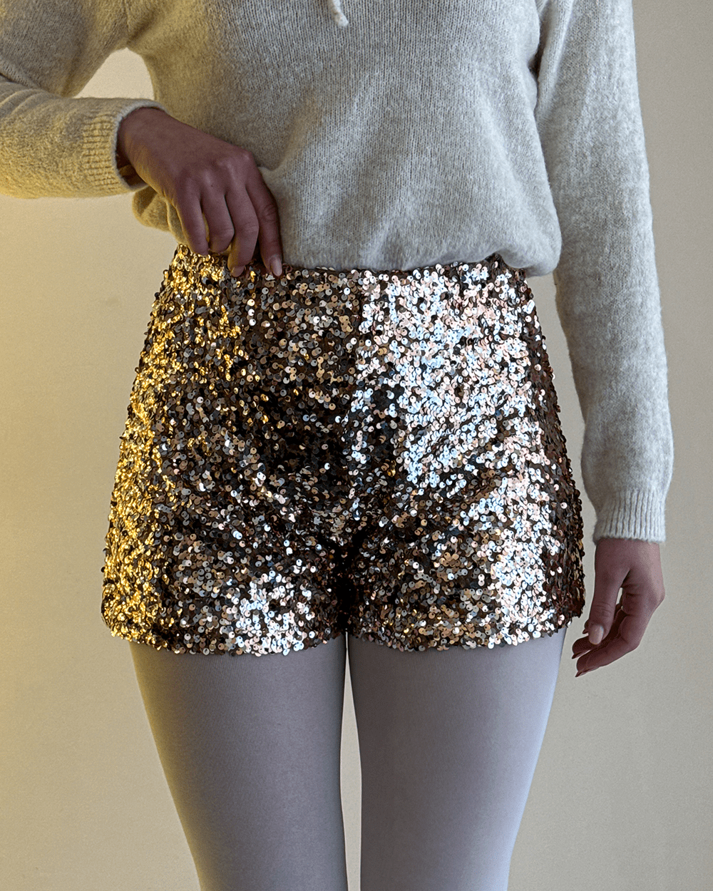 Shorts in paillettes