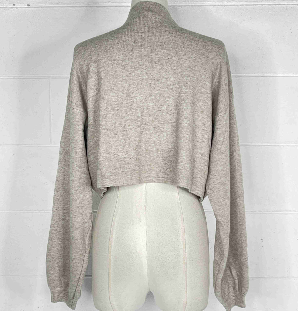 Maglione crop lupetto